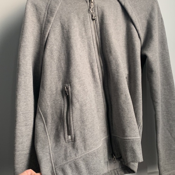 Grey LULULEMON Zip-Up Sweater - In Very Good Condition - Picture 2 of 7